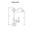 ALFI Point of Use Cold Water Drinking Faucet with Traditional Swivel Spout - 2 of 2