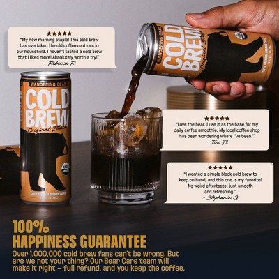 Wandering Bear Coffee Original Black Cold Brew - 8 fl oz