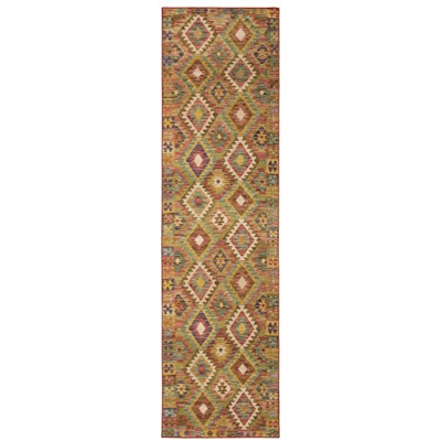 Oriental Weavers Malibu MAL07 Gold / Multi Indoor Area Rug - 2' x 8'
