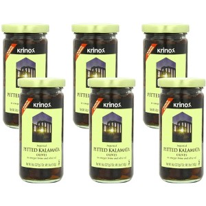 Krinos Pitted Kalamata Olives - 6 pack, 8 oz - 1 of 4