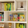 SKRAN Multi-Functional 7 Shelf Children's Bookcase with Toy Storage Organizer, 2 Movable Drawers and 2 Hooks, White - 4 of 4
