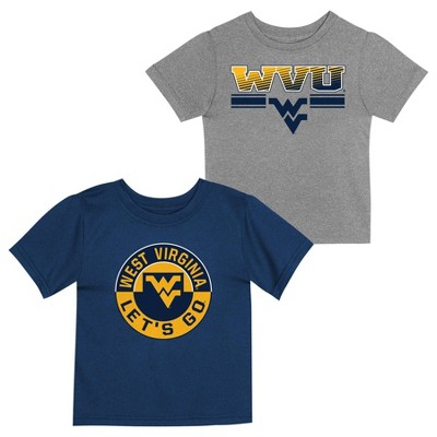 NCAA West Virginia Mountaineers Toddler Boys' 2pk T-Shirt