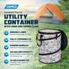 Camco Campsite Pop Up Utility Container with Liner and Zipper Close Lid for RV Storage, Laundry Hampers, and Organization, Multicolor - 2 of 4