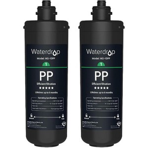 Waterdrop WD-10PP Under Sink Water Filter, Replacement for Waterdrop TSA & TSB &TSB-CM 3-stage Under Sink Water Filter System, Pack of 2 - 1 of 4