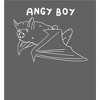 Halloween Angry Boy Men's Crew Neck Short Sleeve Tee - 2 of 2