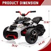 12V Kids Electric Ride on Truck Car Remote Control, 7MPH, 2 Speeds, 2x55W Motor, LED Lights, Music, USB & EVA Tires, Gift for Boy Girl - 2 of 4
