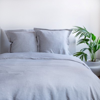 26" x 26" Pebble Heather French Linen Euro Sham