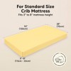 KeaBabies 2pk Soothe Fitted Crib Sheets Neutral, Organic Baby Crib Sheets, Fits Standard Nursery Baby Mattress - 3 of 4