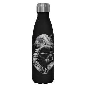 Star Wars Darth Vader Star Ship Collage Stainless Steel Water Bottle - 1 of 3