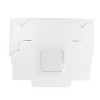 O'Creme White Cardboard Cake Box with Window, 10" x 10" x 4" - Pack of 5 - 3 of 3