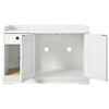 FURNIinspire Pet Crates and Houses, Cat Crate Furniture with Sliding Doors and Storage Drawers, Decorative Pet Crate Indoor, White, 33.5"*19.7"*21.7" - 3 of 4