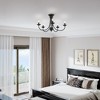 Livex Lighting Estate 5 - Light Semi-Flush Mount in  Black - 2 of 4