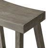Maven Lane Vincent Backless Wooden Bar Height Bar Stool - 4 of 4