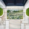 Stupell Industries Barn With White Flowers Printed Outdoor Door Mat, design by Susan Winget, 18"x30" - 3 of 4
