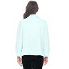 Casual Nights Women's Button Front Jacquard Terry Fleece Sleep Bed Jacket Top with Pockets - 3 of 4