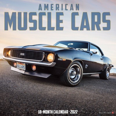 2022 Wall Calendar American Muscle Cars - Willow Creek Press