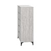 Galano Zaffy 5 Drawer Chest (Interlock) - Dusty Grey Oak - 2 of 4