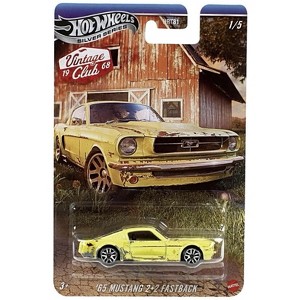 Hot Wheels 1965 Mustang 2+2 FastBack Vintage Club Silver Series