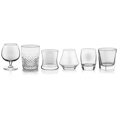Libbey 12 Oz Clear Glass Assorted Drinkware Set, 6-Piece