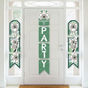 Big Dot of Happiness Koala Cutie - Hanging Vertical Paper Door Banners - Bear Birthday Party and Baby Shower Wall Decoration Kit - Indoor Door Decor - 1 of 4