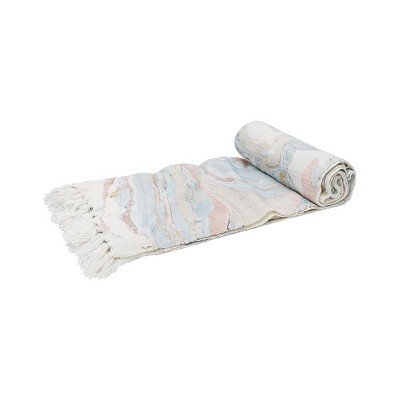 EY Essentials Marble Rose Quartz 50" x 70" Throw Blanket