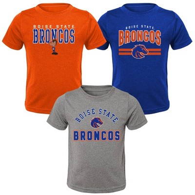 NCAA Boise State Broncos Toddler Boys' 3pk T-Shirt - 2T