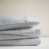 4 Pcs Elegant Solid Organic Cotton Sateen Sheet Set, All Season Bedding Set, Cozy Home Textile for Lux Bedroom Décor - 2 of 4