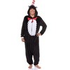 Seven Times Six Dr. Seuss The Cat in the Hat Kigurumi Union Suit Costume Pajama Black - 3 of 4