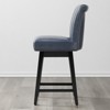 Spruce&Spring Upholstered 26-inch Counter Height Swivel Barstool - 3 of 4