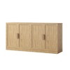 PexFix Freestanding Wood Pantry Cabinet Kitchen Storage Organizer With Shelves & Doors Large Capacity - 2 of 4