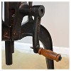 Carolina Living Reed Adjustable Crank Dining Table Chestnut/Black: 30 Inch Height, Rustic Style, Seats 4 - 3 of 3