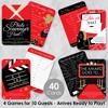 Big Dot of Happiness Red Carpet - 4 Movie Night Party Games - 10 Cards Each - Gamerific Bundle - 2 of 4