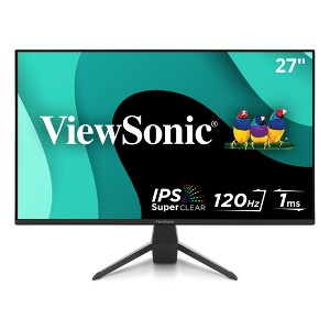 ViewSonic VX2770-MHD 27 Inch 1080p IPS Monitor with 120Hz, 1ms, Variable Refresh Rate, Eye Care, HDMI, VGA and DisplayPort Inputs - 1 of 4