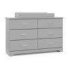 Storkcraft Brookside 6-Drawer Dresser with Changing Topper and Changing Pad - 2 of 4