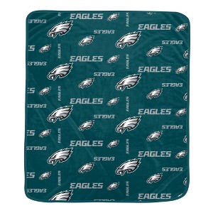 NFL Philadelphia Eagles Homefield Flipped Wordmark Throw Blanket - 1 of 1