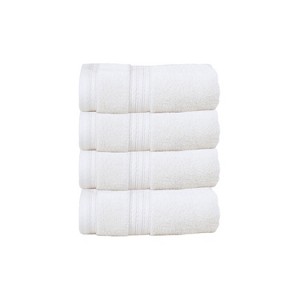 Home Weavers Elegance Essentials 550GSM 100% Cotton Zero Twist Super Absorbent Bath Towel Set - 1 of 4