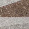 Gray Silver And Taupe Geometric Washable Indoor Outdoor Area Rug - 4 of 4