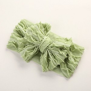 MyKids-Usa Baby Solid Color Elastic Handmade Big Bow Headband - 1 of 4