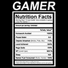 Boy's Lost Gods Gamer Nutrition Facts T-Shirt - 2 of 4