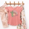 The Juniper Shop Howdy Chick Toddler Flutter Sleeve Tee - 2 of 2