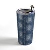 Schatzi Brown Mudcloth 3 Denim Travel Mug 20 oz Stainless Steel Travel Mug - Deny Designs - 4 of 4