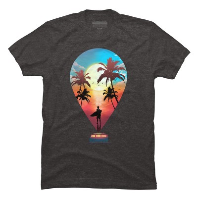 Men's Design By Humans Summer Vibes By clingcling T-Shirt