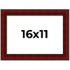 PosterPalooza | Weathered Red Picture Frame - UV Acrylic, Backing Board, Hanging Hardware Included - 2 of 4