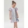 2Bunnies Girls' Reversible Sequin Puff Sleeve Dress - 4 of 4