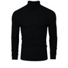 Clearlove Men’s Stretch Muscle Fit Turtleneck Long Sleeve Knit T-Shirt Slim Casual Essential - 4 of 4