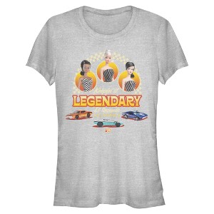 Juniors Mattel Hot Wheels and Barbie Keeping It Legendary T Shirt - 1 of 2
