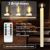 AEELLEEA 10-Pack Ivory Pillar Candles - Flameless LED Warm Light Decor for Christmas/Mantel/Dinner Party - 4 of 4