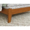 AFI Furnishings Nantucket Twin Foundation Bed with Charging Station in Light Toffee - 4 of 4