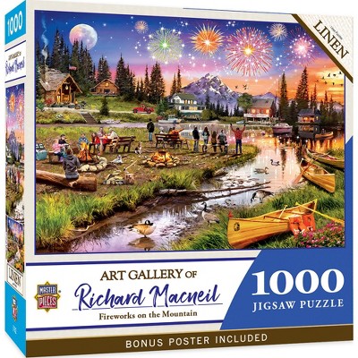 MasterPieces 1000 Piece Puzzle - Fishing the Highlands - 19.25 x26