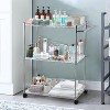 Rolling Storage Cart, Heavy Duty Storage Shelving Unit 29.53"x13.78"x35.43" with Wheels - 2 of 4